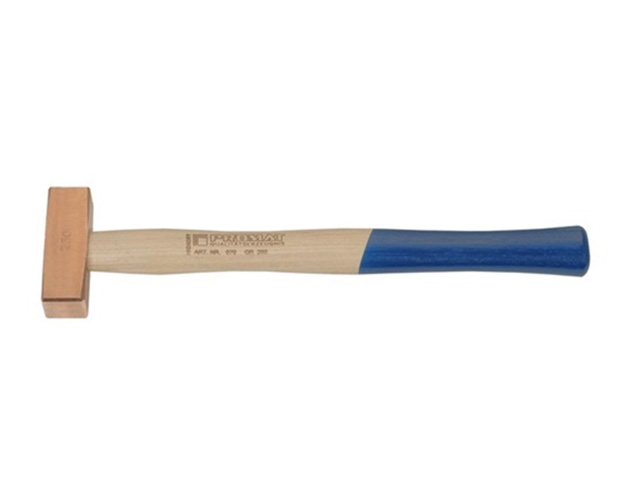 Koperen en loden hamers