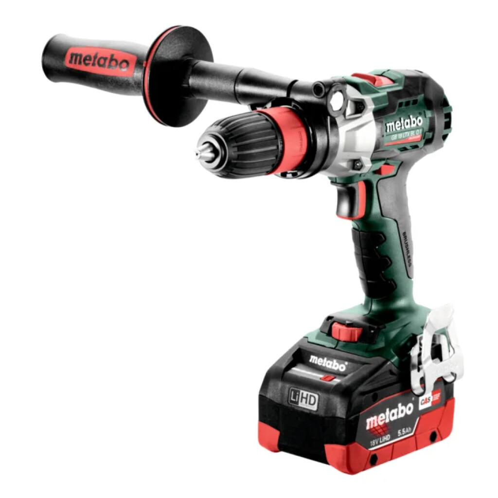 GB 18 LTX BL I Metabo accu klopschroefmachine, 2x accu's LiHD 18Volt 5,5Ah, lader ASC 145, in metabox 145L