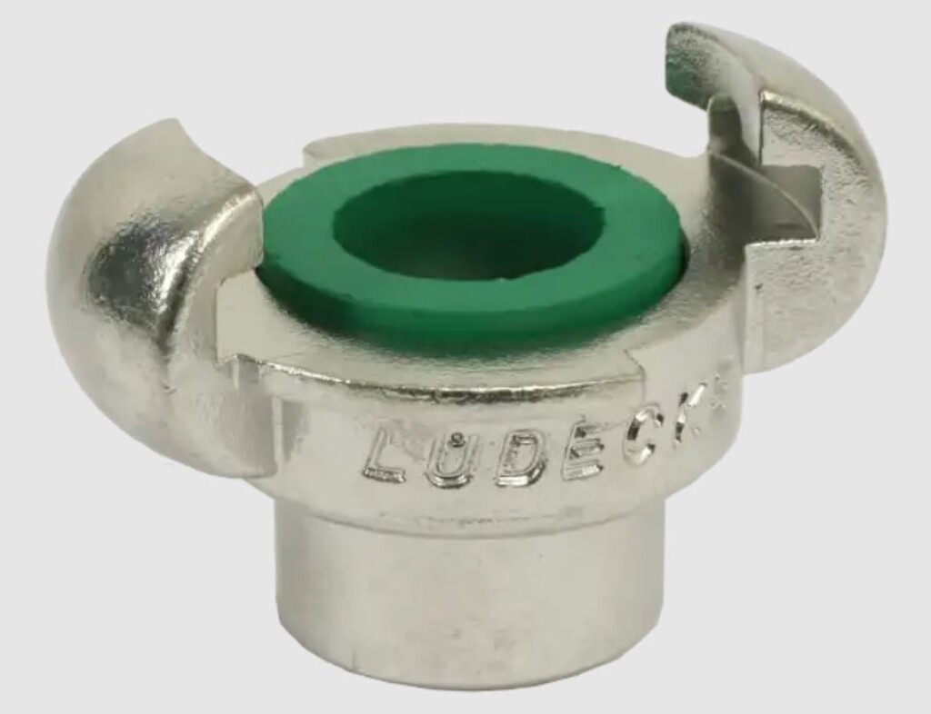 EKI34V Ludecke RVS klauwkoppeling DIN3489/3238 bi G 3/4